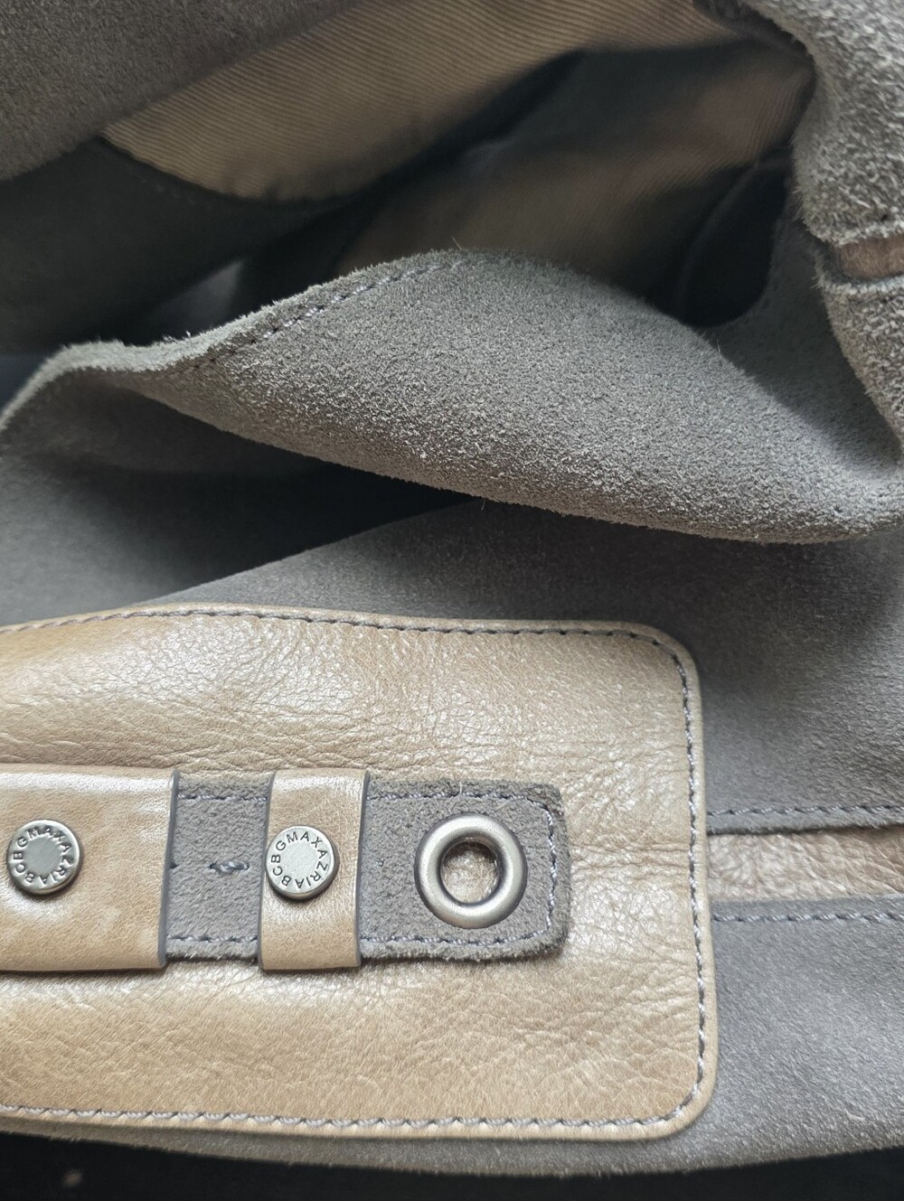BCBGMAXAZRIA Real Suede Hobo Bag - Picture 9 of 14